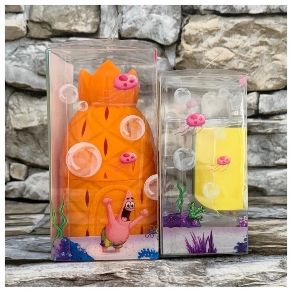 SpongeBob Wet n Wild Limited Nautical Nonsense Sponge Pineapple Holder Case New